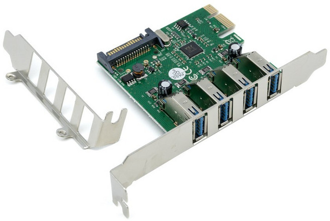 Coms PCI-E to USB 3.0 4Port 카드 SW691, 1개