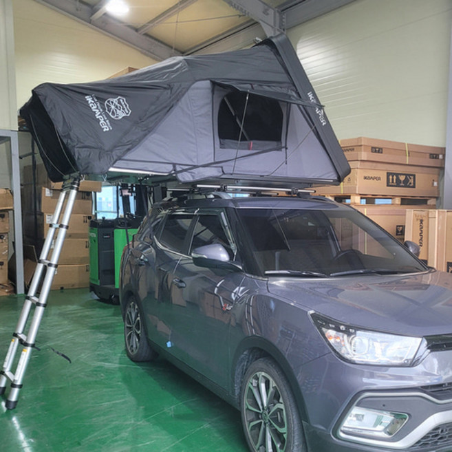 하드탑텐트 아이캠퍼 스카이캠프 3.0 미니 로키블랙 방문시 무료장착