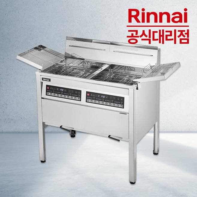 린나이 튀김기 업소용 44리터 대용량 가스튀김기 RFA-M40G, 01_RFA-M40G_LNG(도시가스)