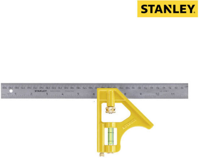 [스탠리] 46-143 / 콤비네이션 스퀘어 이동각자 (미터) 305mm, 스탠리 46-143 / 콤비네이션 스퀘어 (미터) 30, 1개