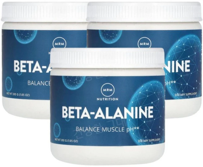 MRM BetaAlanine 베타알라닌 파우더 가루 200g 3개 운동전 후 - 쿠팡