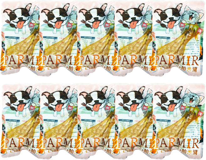 PARMIR 帕米爾 軟骨嫩雞腿 80g 犬貓適用 寵物零食, 10個, 80ml, 雞肉