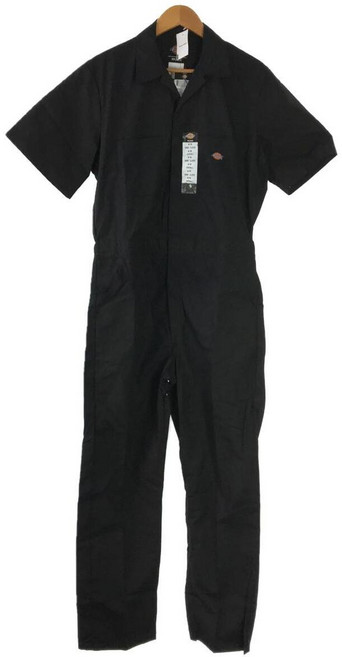 [디키즈] 점프수트 포플린 반팔 커버올 블랙 33999BK