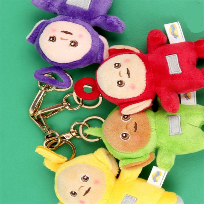 마켓다인 텔레토비가방고리 9cm 미니봉제인형키링