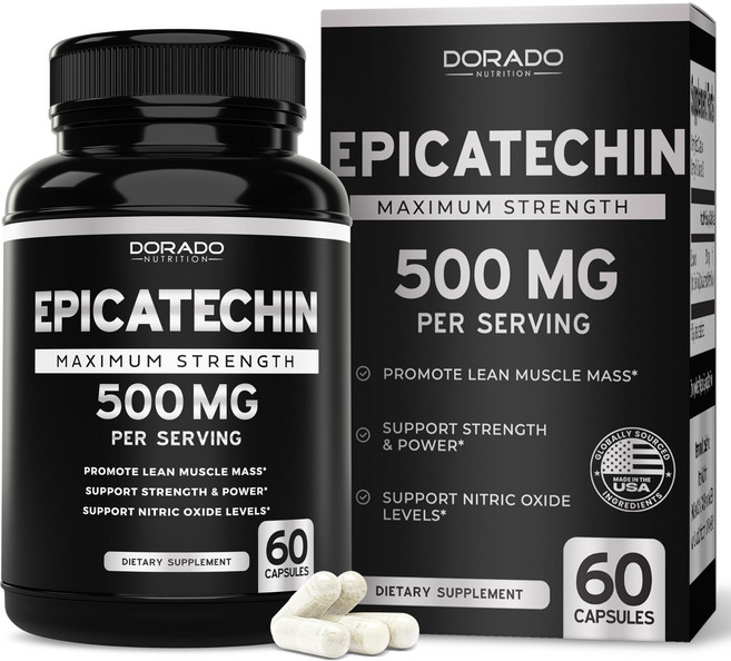 순수 에피카테킨 500mg Epicatechin 산화질소 부스터, 1개, 60정