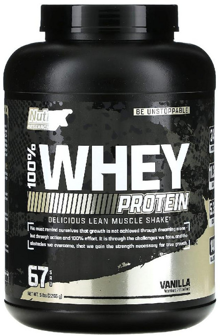 뉴트렉스리서치 100 웨이 프로틴 파우더 초콜릿 2265g, 바닐라, 1개, 2.265kg