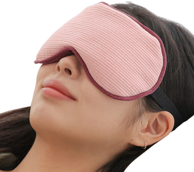 찜질백서 현미 눈 찜질팩 냉온찜질 밴드형 핑크, 1개