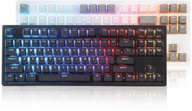 COX 엔데버 PBT RGB 35g / 50g 87키 완전방수 무접점키보드 (블랙/화이트) - 쿠팡