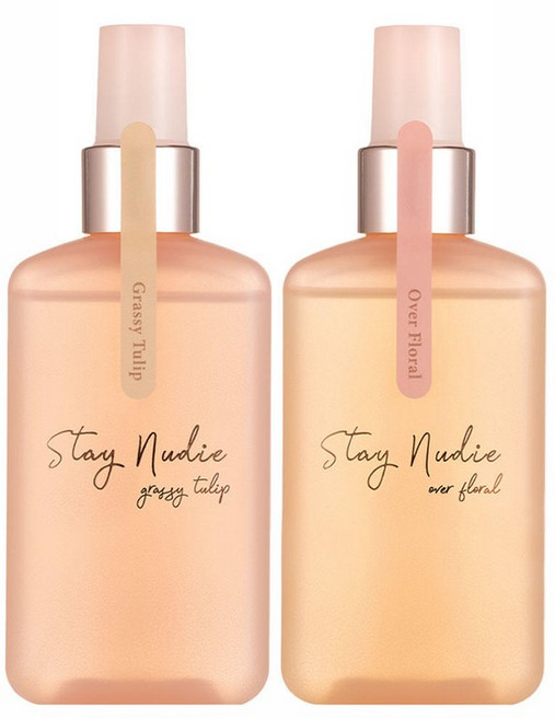 바디홀릭 스테이누디 바디미스트 그래시튤립 100ml 1개 + 오버플로럴 100ml 1개