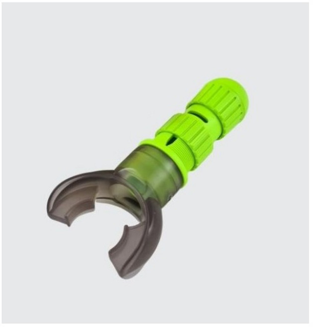 울트라브리드 호흡근 폐활량 강화훈련 용품, NEON GRN