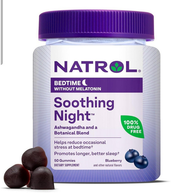 나트롤 수딩 나이트 구미 젤리, 1개, 50정