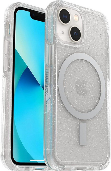 OtterBox Symmetry 아이폰 13용 MagSafe 케이스 (미니/프로/프로 맥스 아님) 비소매 포장 - 항균성(스타더스트), Stardust