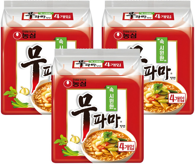 무파마탕면 122g, 12개