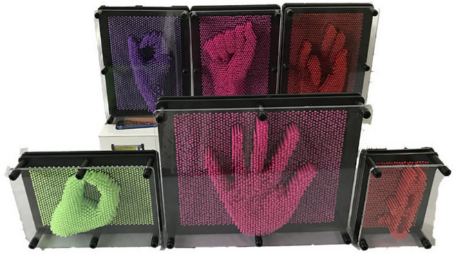 빌리네집 3D 클론 픽셀 아트 핀아트 pinart 핀스크린 8color 2Size, 대, 보라, 1개