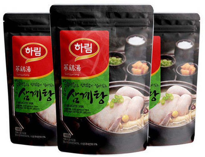 하림 삼계탕 800g 3봉, 3개