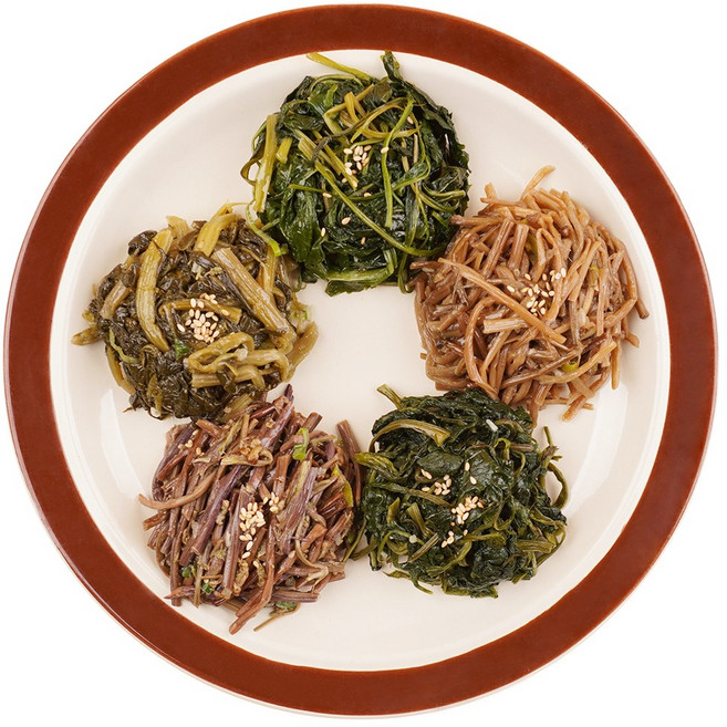 국내산 나물로 만든 건나물 한상차림 건나물 5종세트 비빔밥 재료 취나물 고구마순 곤드레나물 고사리나물 시래기나물 비빔나물 나물반찬, 1세트, 520g