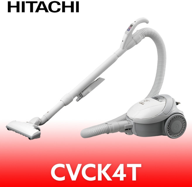HITACHI 日立吸塵器 CVCK4T 輕巧型 強勁吸力 多種吸頭, 圖片色