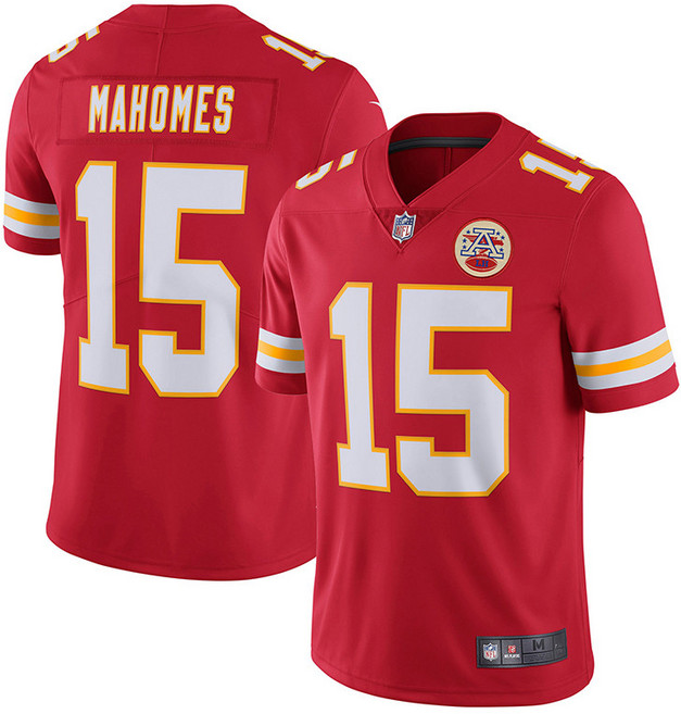 NFL 유니폼 저지 미식축구 풋볼 캔자즈시티 치프스 패트릭 마홈스 NO.15