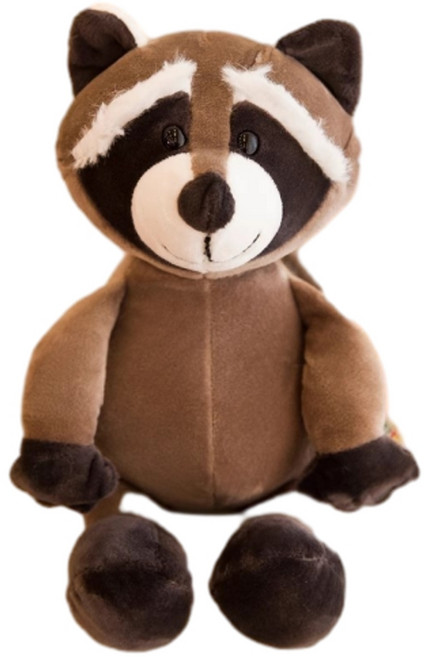 ADSA 森林動物毛絨玩具, 森林動物系列 浣熊, 1個, 35cm