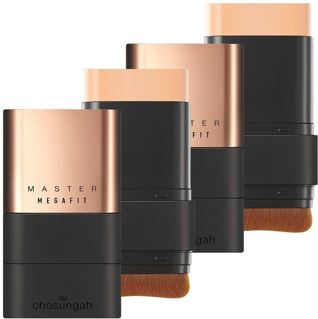 조성아TM 메가 핏 스틱 파운데이션 마스터 SPF50+ PA++++ 16g, 2개, 02 SAND BEIGE