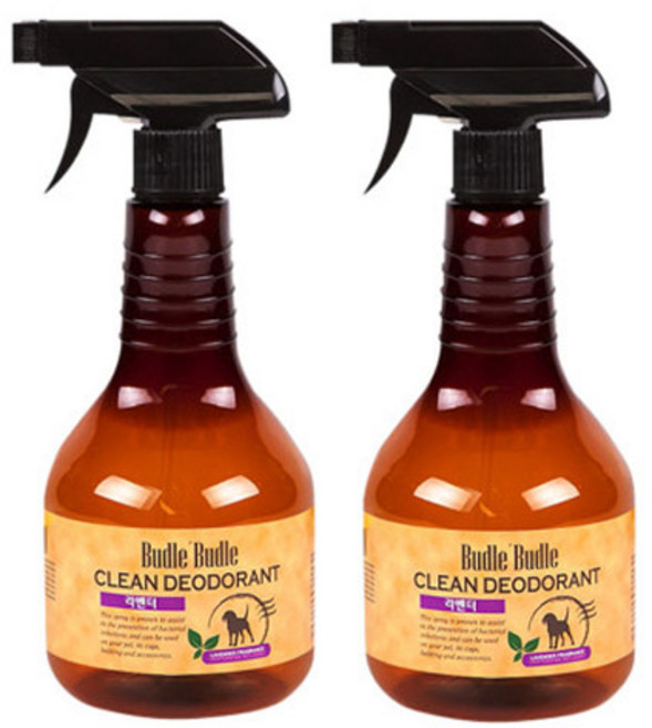 부들부들 반려견 클린 탈취제 라벤더, 530ml, 2개입