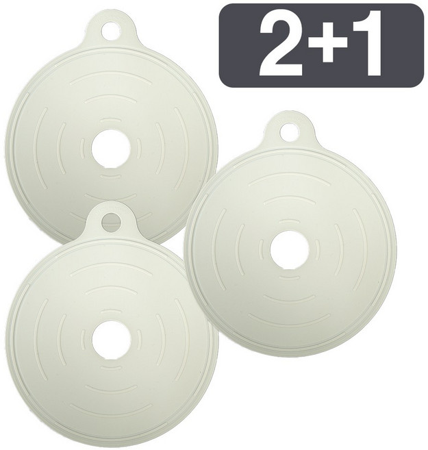 소노리떼 웨이브 인덕션 보호매트 대형 22cm, 아이보리, 3개