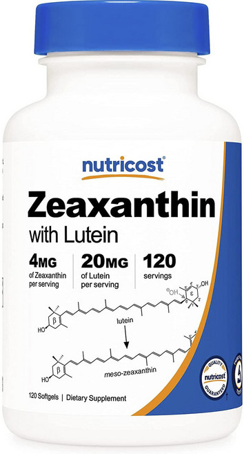 뉴트리코스트 제아잔틴 루테인 4mg 소프트젤, 120정, 1개