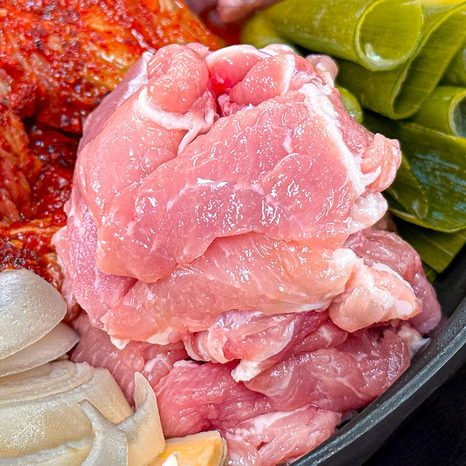 푸짐하고 신선한 한돈 냉장 뒷고기 모듬, 2개, 500g