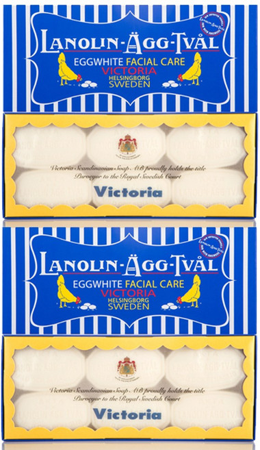 빅토리아스웨덴 뉴 스웨덴 에그팩 클렌징 비누, 50g, 12개입