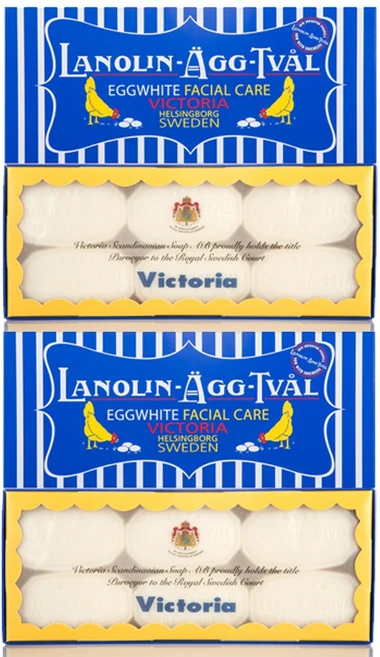 빅토리아스웨덴 뉴 스웨덴 에그팩 클렌징 비누, 50g, 12개입 - 쿠팡