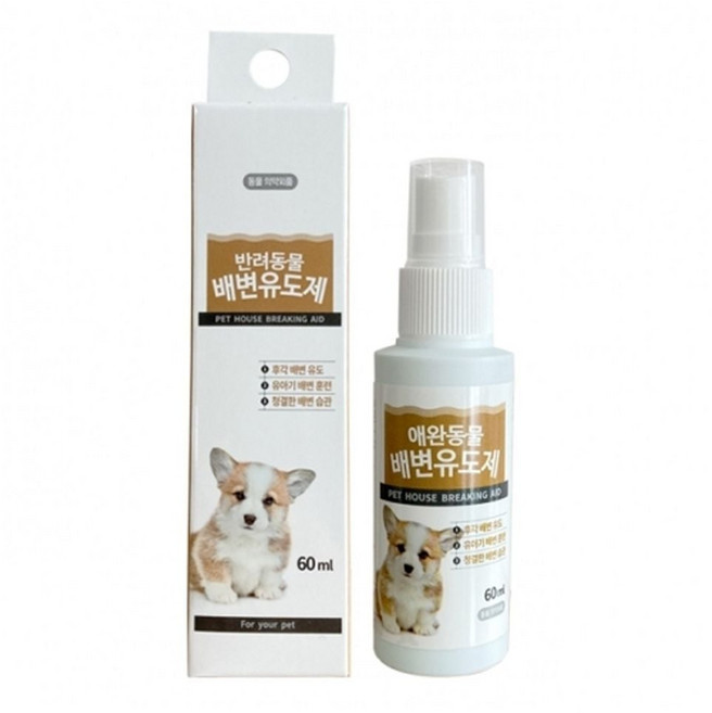 강아지 펫퍼스 배변유도제 60ml 1P 배변훈련 스프레이jin2+6BKQ