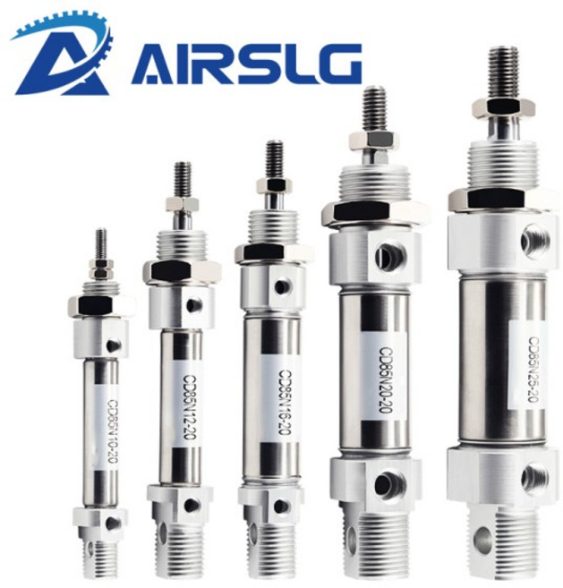 SMC 유형 ISO 표준 CD85N 시리즈 CD85N/C85N8 10 12 16 20 25 공기 실린더 복동 편로드 미니, 스트로크 10mm, CD85N10, 1개