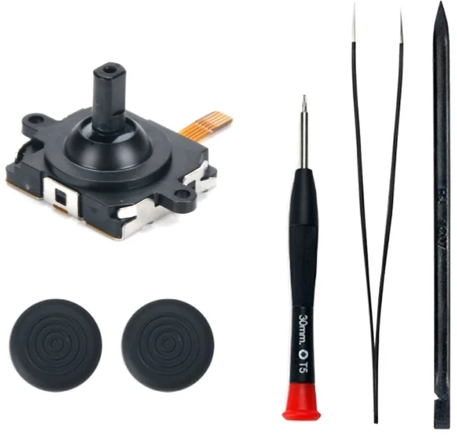 3D 아날로그 조이스틱 오큘러스 퀘스트 2 컨트롤러와 호환 가능 핸들 수리 부품 왼쪽/오른쪽 키트, 07 C