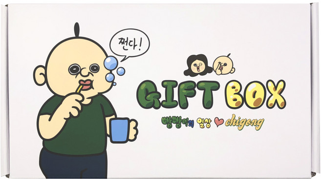 치공 빵빵이 구강선물세트 대한민국 국내제조 직접생산 회사용 선물용 여행용 집들이용, 1개
