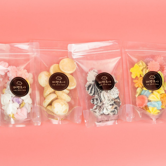 머랭쿠키 지퍼백 행사 단체간식, 9_오레오 (지퍼봉투팩) 10g, 1개, 10g