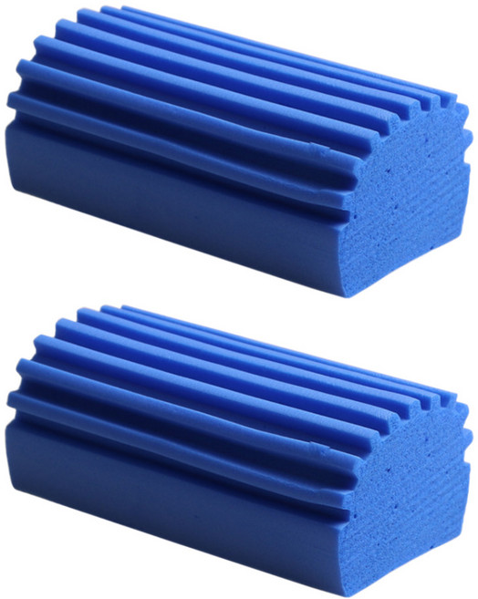 인큐 다용도 먼지제거 물기제거 차량 손세차 스펀지, 블루, 2개