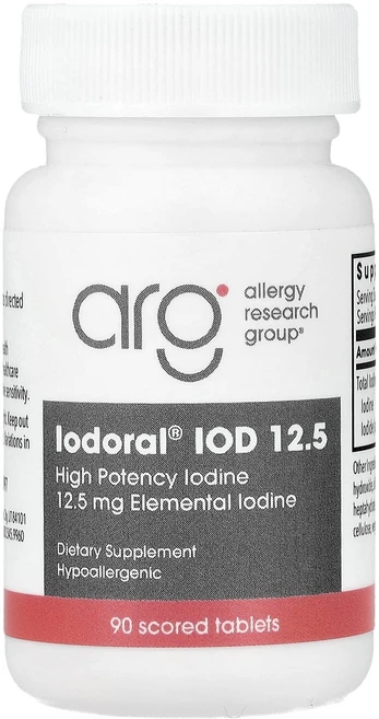 Optimox Iodoral® IOD 12.5 고효능 요오드 점수 매겨진 정제 90정, OptimoxIodoralIOD125고효능요오드점수매겨, 1개 - 쿠팡