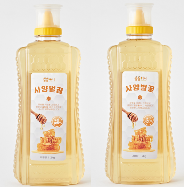 출출허니 100% 국내산 순수 사양벌꿀, 2개, 2kg