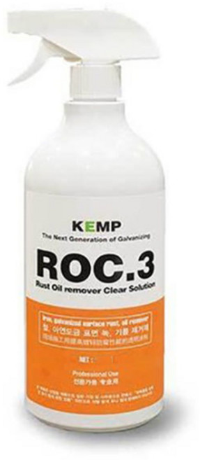 KEMP 켐프 ROC3 녹제거제 스프레이 타입 록쓰리 자동차 휠 자전거 녹제거, 1개, 420ml