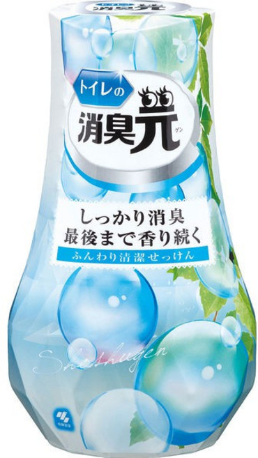 KOBAYASHI 浴廁消臭元 清新 水性芳香劑 400ml, 1個, 皂香