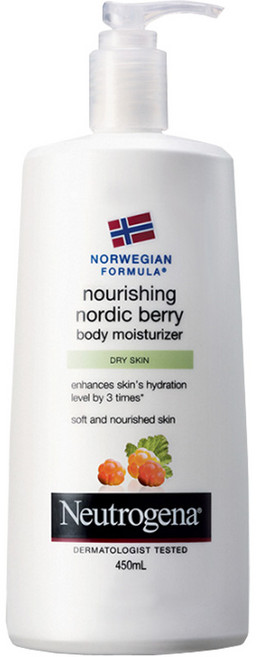 뉴트로지나 노르딕베리 모이스춰라이저 바디로션, 450ml, 2개