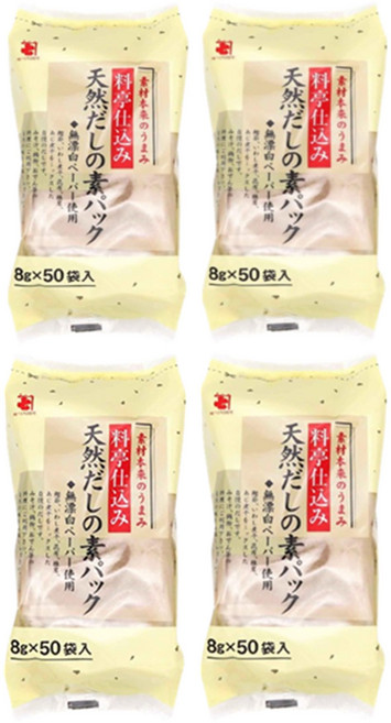 가네시치 천연 다시 육수팩 400g (8g x50봉) x4봉, 1개, 400ml