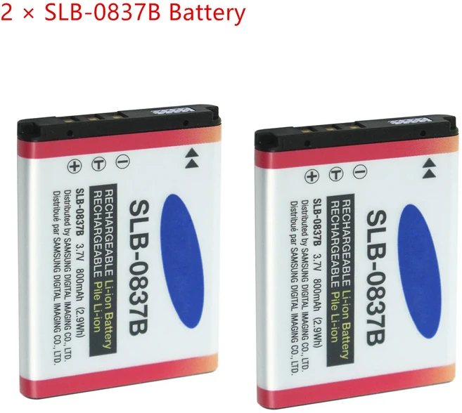 호환 삼성 Digimax SLB-0837B 카메라 배터리 L70 L83T NV8