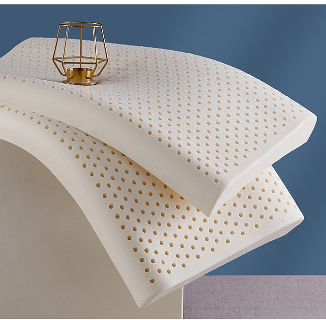 태국 천연라텍스 워셔블 메모리폼 경추베개 컴포트 1+1 60cm*35cm, 하나를 사면 하나를 더 준다