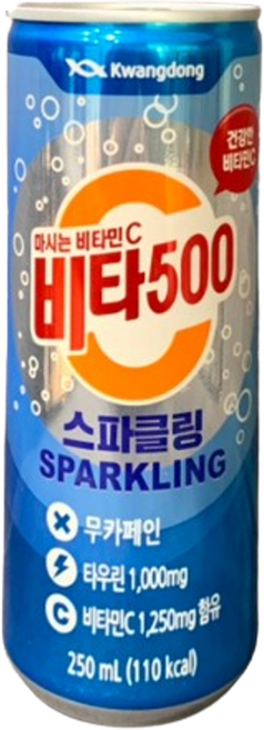 광동 비타500 스파클링, 250ml, 18개