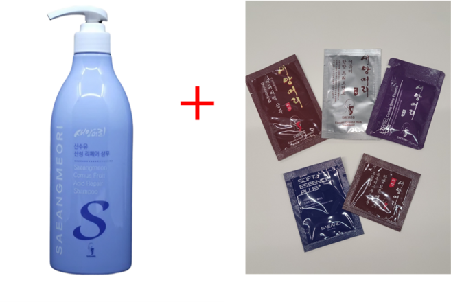 [새앙머리] 한방 산수유 산성 리페어 샴푸 750ml 구매시 새앙머리상품 각종 샘플증정, 1개