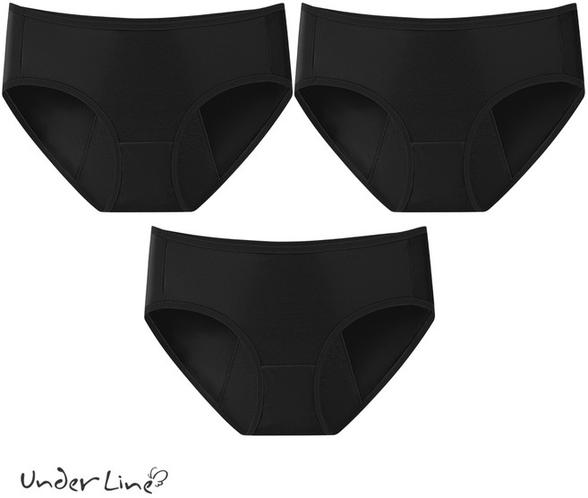 언더라인 여성 위생팬티 빅사이즈 프리미엄 코튼스판