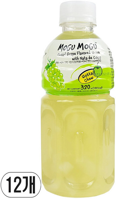 예이니식품 모구모구 샤인머스켓 12개(320mlx12개) 어린이주스음료수과일, 12개, 320ml