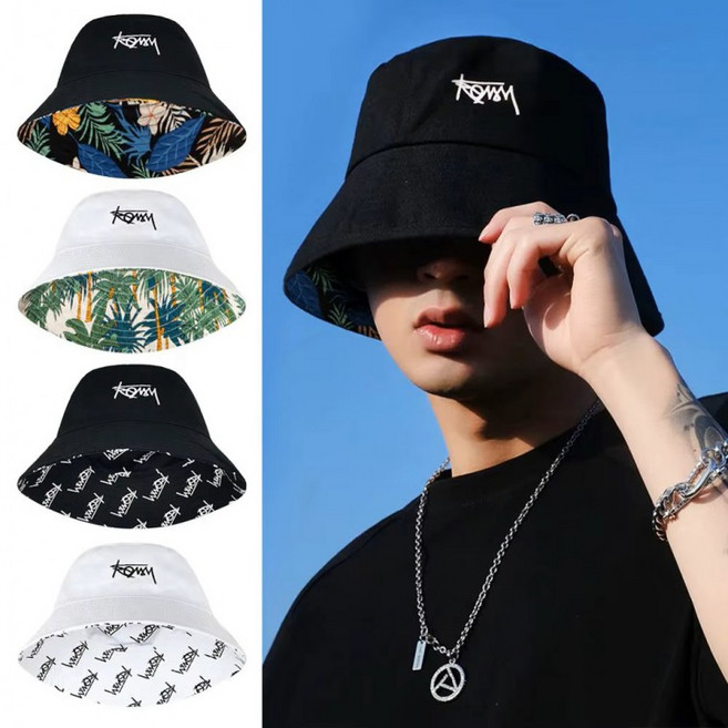 파나마 양면 비치버킷햇 벙거지모자 여행모자 3126EA