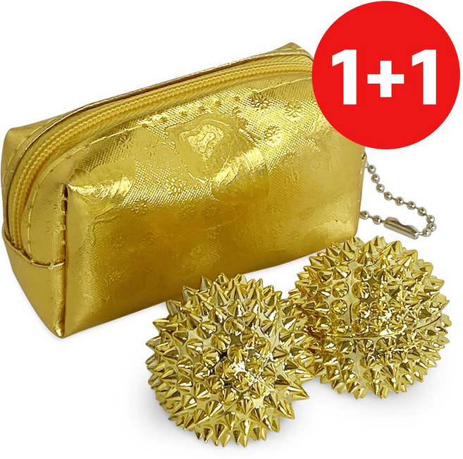 허준 1+1 황금 수지침 (파우치) 마사지 손지압 지압볼, 단품